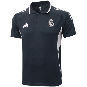 Mens Real Madrid Polo Shirt Grey 2025/26-cheap jerseys