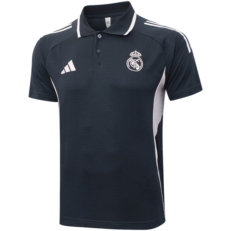 Mens Real Madrid Polo Shirt Grey 2025/26-cheap jerseys