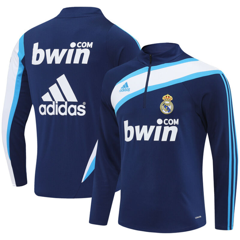 Mens Real Madrid Retro Training Top Royal 2009/10-cheap jerseys