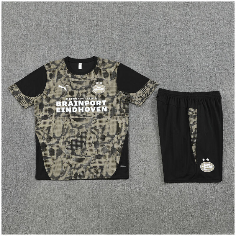 Kids PSV Short Training Suit Black 2025/26-cheap jerseys