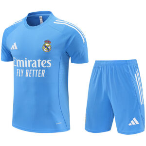 Mens Real Madrid Short Training Suit Blue 2025/26-cheap jerseys