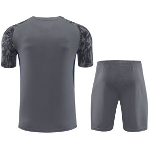 Mens Feyenoord Short Training Suit Grey 2025/26-cheap jerseys