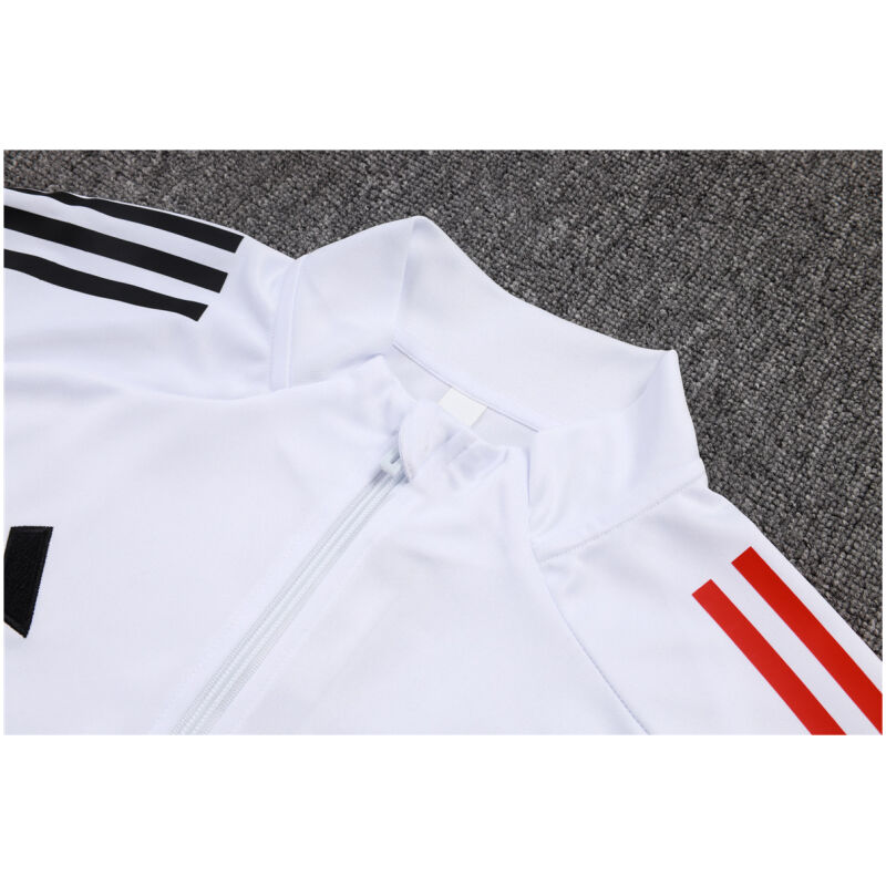 Mens Ajax Jacket + Pants Training Suit White 2025/26-cheap jerseys