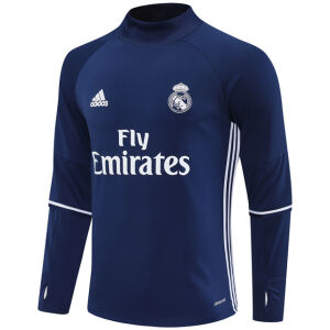Mens Real Madrid Retro Training Top Royal 2016/17-cheap jerseys