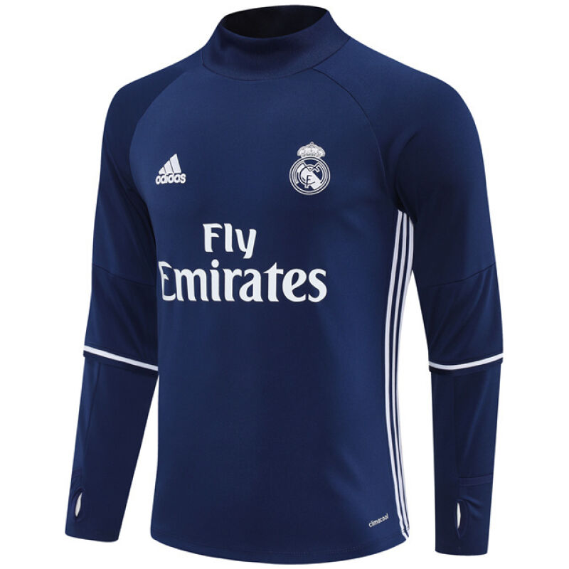 Mens Real Madrid Retro Training Top Royal 2016/17-cheap jerseys