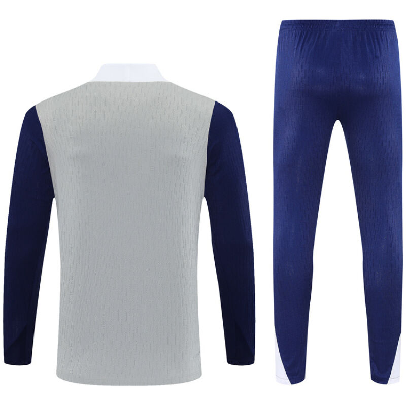 Mens Tottenham Hotspur Training Suit Grey 2025/26-cheap jerseys