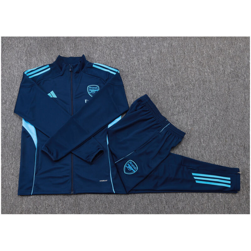 Kids Arsenal Jacket + Pants Training Suit Royal 2025/26-cheap jerseys