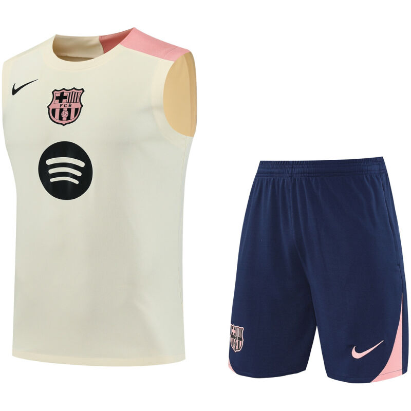 Mens Barcelona Singlet Suit Apricot 2025/26-cheap jerseys