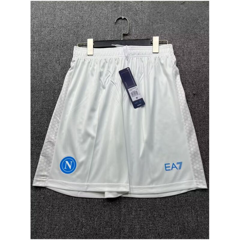 Mens Napoli Home Shorts White 2025/26-cheap jerseys
