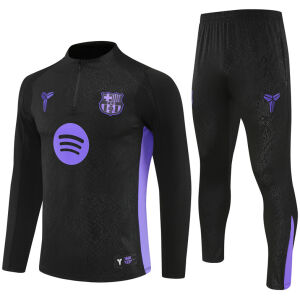Mens Barcelona Training Suit Black 2025/26-cheap jerseys