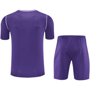 Mens Real Madrid Short Training Suit Purple 2025/26-cheap jerseys