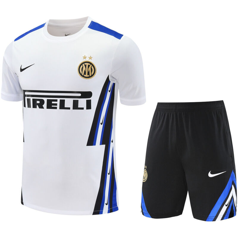 Mens Inter Milan Short Training Suit White 2025/26-cheap jerseys