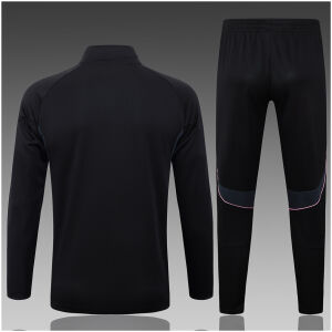 Kids Juventus Jacket + Pants Training Suit Black 2025/26-cheap jerseys