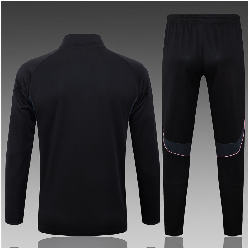 Kids Juventus Jacket + Pants Training Suit Black 2025/26-cheap jerseys