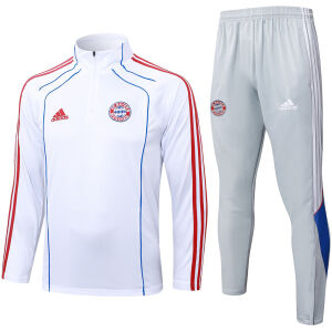 Mens Bayern Munich Training Suit White 2025/26-cheap jerseys