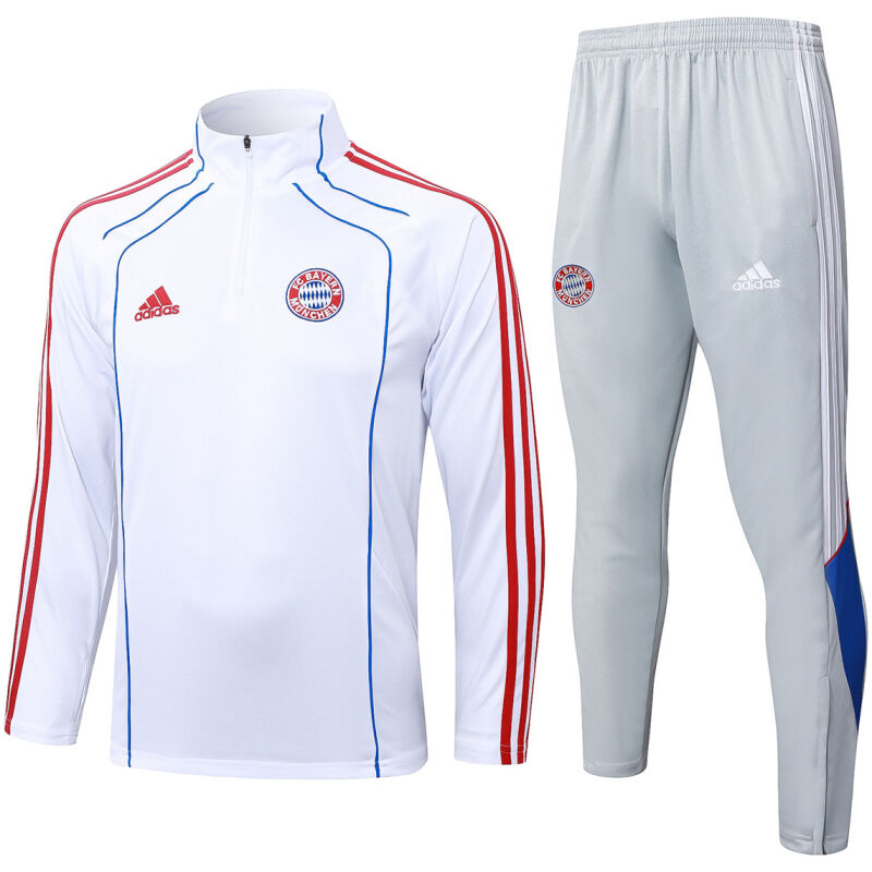 Mens Bayern Munich Training Suit White 2025/26-cheap jerseys