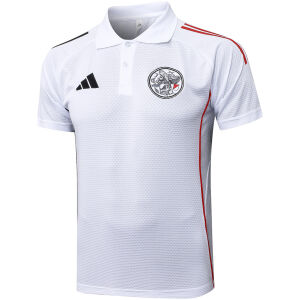 Mens Ajax Polo Shirt White 2025/26-cheap jerseys