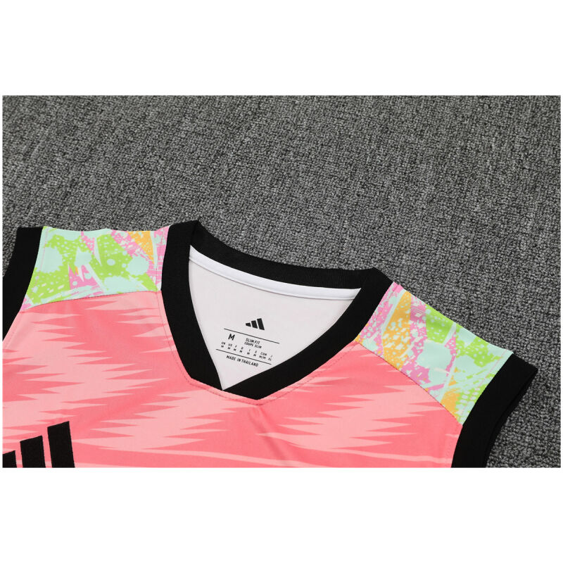 Mens Real Madrid Singlet Suit Pink 2025/26-cheap jerseys