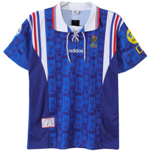 Mens France Retro Home Jersey 1996-cheap jerseys