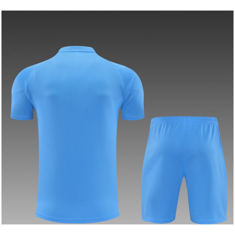 Kids Real Madrid Short Training Suit Blue 2025/26-cheap jerseys