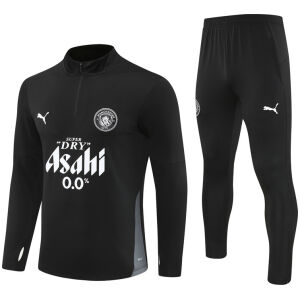 Mens Manchester City Training Suit Black 2025/26-cheap jerseys