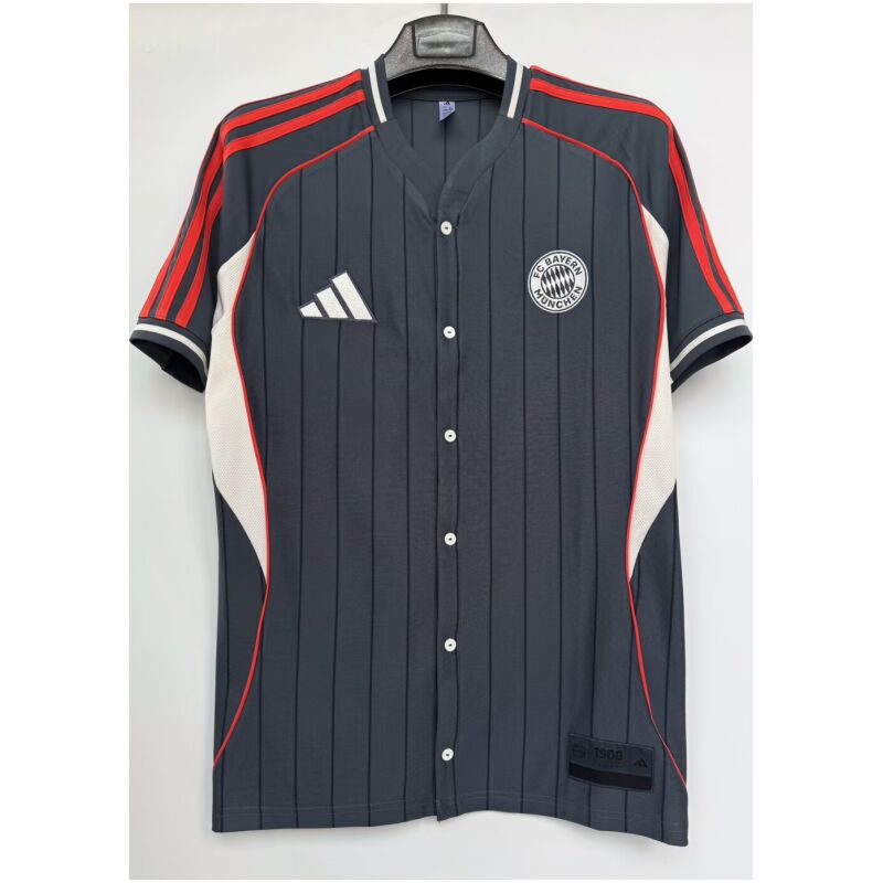 Mens Bayern Munich US Pack Shirt Grey 2025/26-cheap jerseys