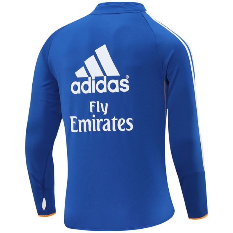 Mens Real Madrid Retro Training Top Blue 2013/14-cheap jerseys