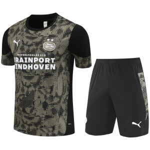 Mens PSV Short Training Suit Black 2025/26-cheap jerseys