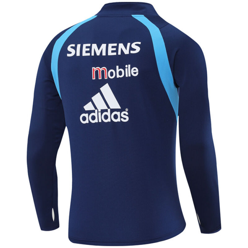Mens Real Madrid Retro Training Top Royal 2003/04-cheap jerseys