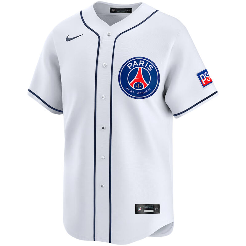 Mens PSG Dri-FIT ADV MLB Limited Jersey White 2025/26-cheap jerseys