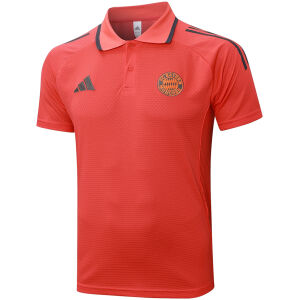 Mens Bayern Munich Polo Shirt Orange 2025/26-cheap jerseys