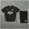 Kids Manchester City Short Training Suit Black 2025/26 Kids Manchester City Short Training Suit Black 2025/26