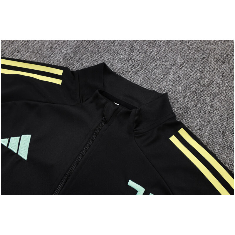 Mens Juventus Jacket + Pants Training Suit Black 2025/26-cheap jerseys