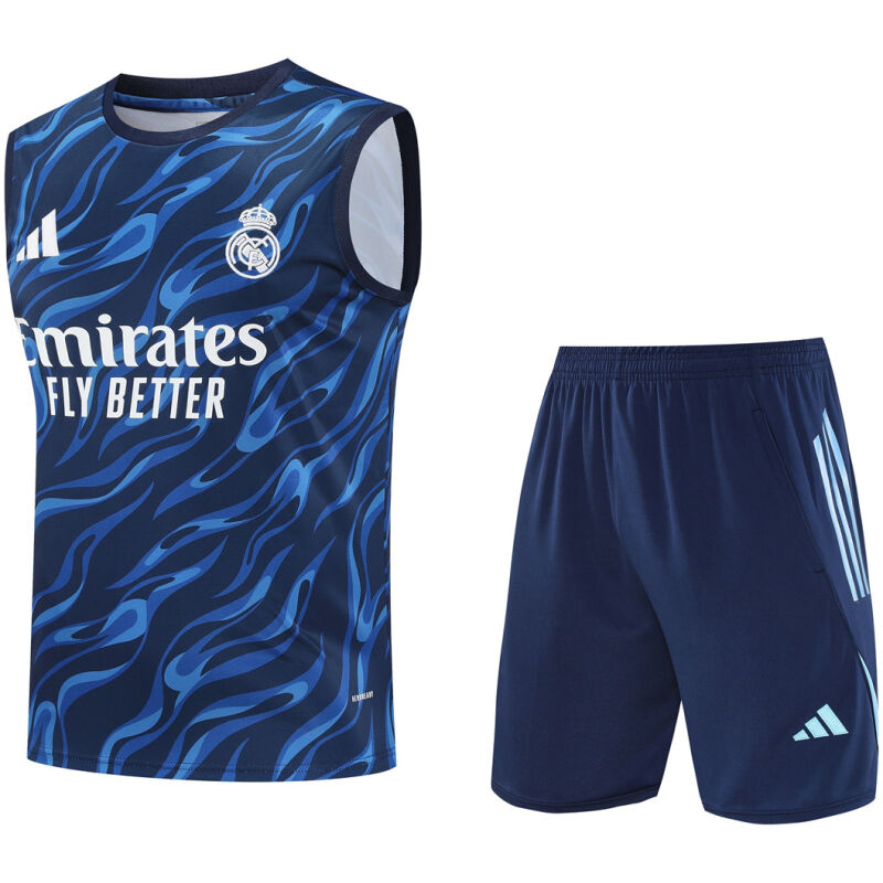 Mens Real Madrid Singlet Suit Royal 2025/26-cheap jerseys