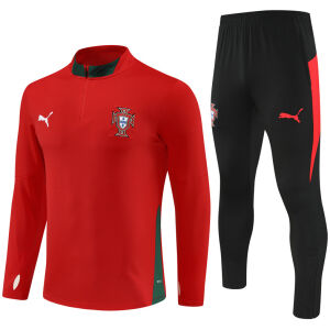 Mens Portugal Training Suit Red 2025-cheap jerseys