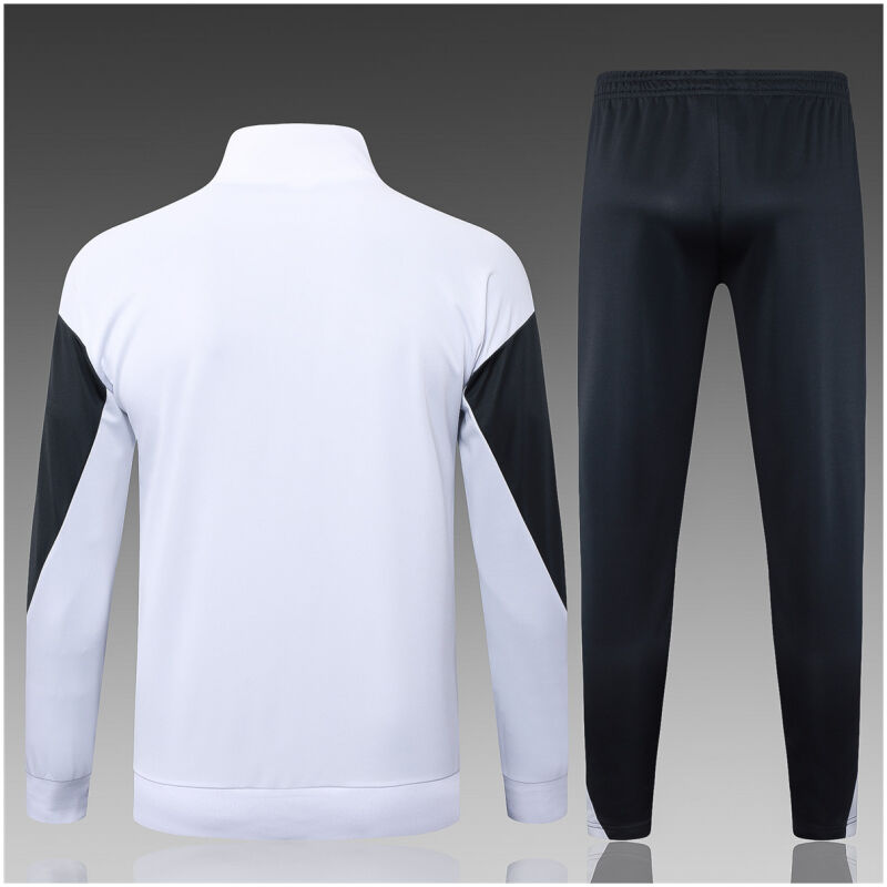 Kids Chelsea Jacket + Pants Training Suit White 2025/26-cheap jerseys