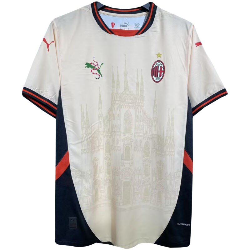 Mens AC Milan x GUCCI Church Authentic Jersey 2025/26 – Match-cheap jerseys