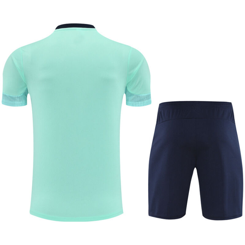 Mens Olympique Marseille Short Training Suit Green 2025/26-cheap jerseys