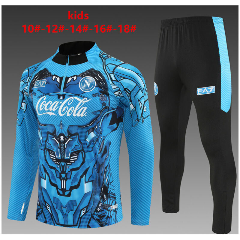 Kids Napoli Training Suit Blue 2025/26-cheap jerseys