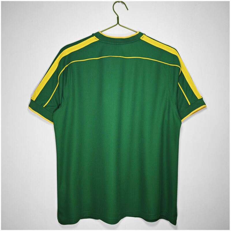 Mens Brazil Retro Goalkeeper Green Jersey 1998-cheap jerseys