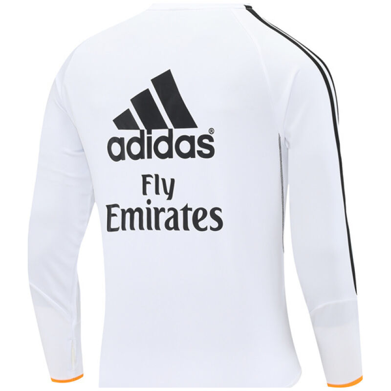 Mens Real Madrid Retro Training Top White 2013/14-cheap jerseys
