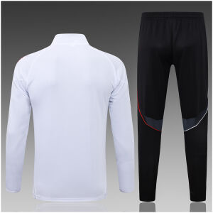 Kids Ajax Jacket + Pants Training Suit White 2025/26-cheap jerseys