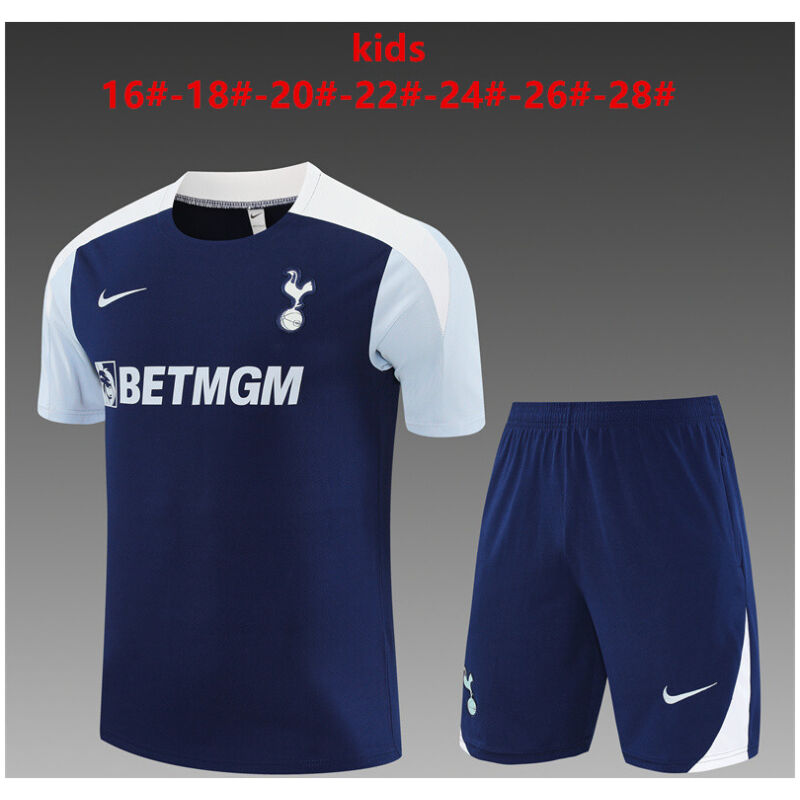 Kids Tottenham Hotspur Short Training Suit Royal 2025/26-cheap jerseys