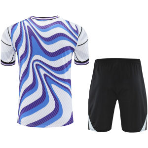 Mens Real Madrid Short Training Suit Blue 2025/26-cheap jerseys