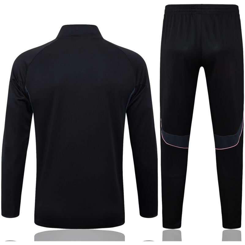 Mens Juventus Jacket + Pants Training Suit Black 2025/26-cheap jerseys