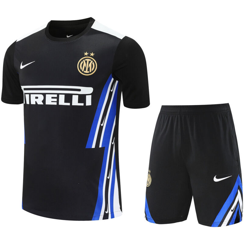 Mens Inter Milan Short Training Suit Black 2025/26-cheap jerseys
