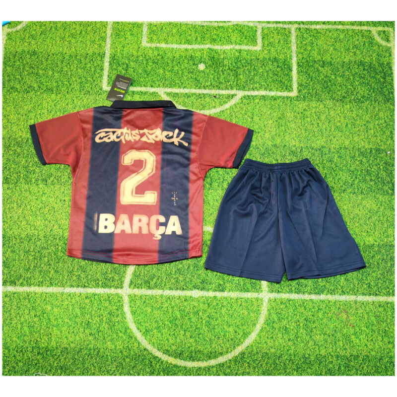 Kids Barcelona Catus Jack Special Edition Jersey 2025/26-cheap jerseys