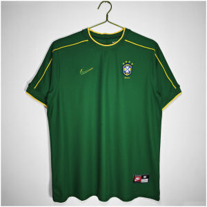 Mens Brazil Retro Goalkeeper Green Jersey 1998-cheap jerseys