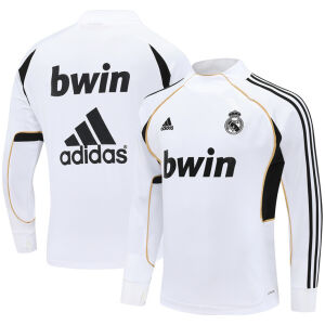 Mens Real Madrid Retro Training Top White 2011/12-cheap jerseys