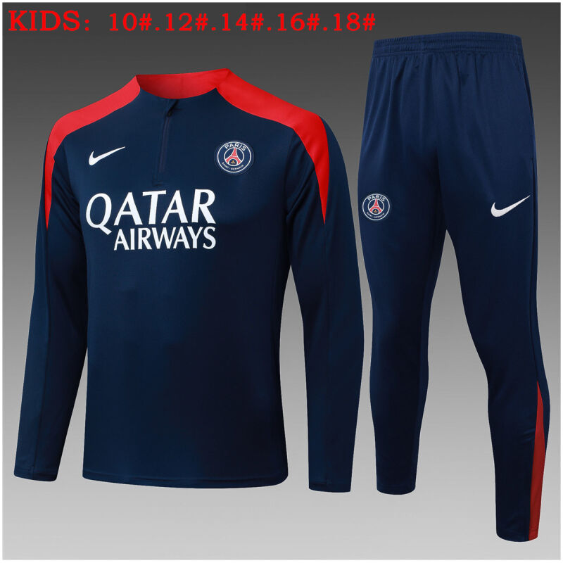 Kids PSG Training Suit Royal 2025/26-cheap jerseys
